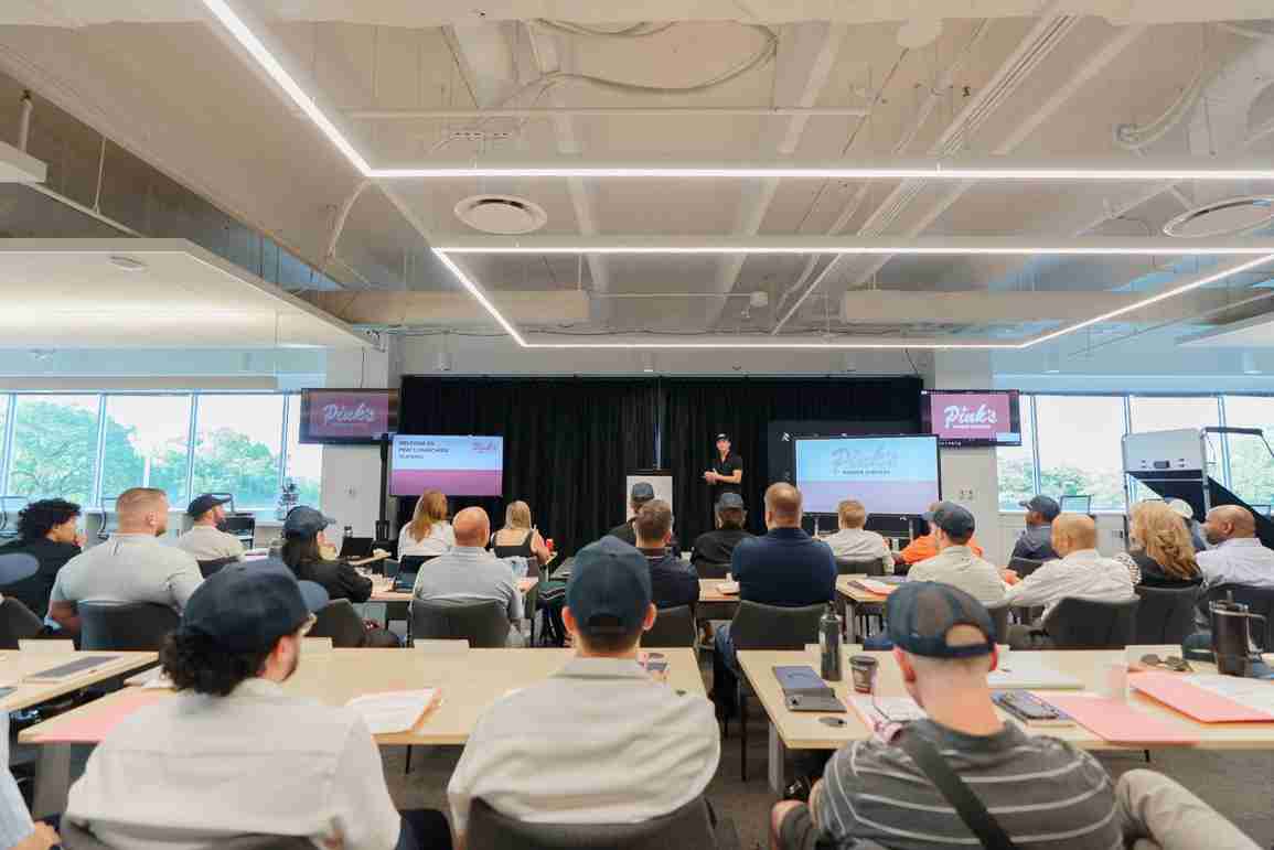 Codie Sanchez and other mentors coaching ResiBrands franchise owners