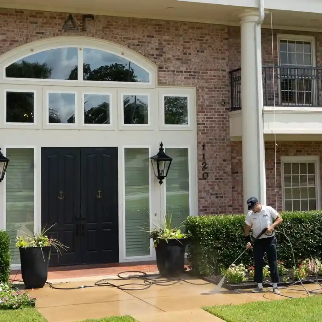 Comp Clean by Pink's Window Services, a free ResiCares community giveback program